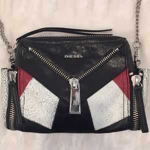 Diesel leather shoulder bag